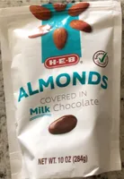 Almonds covered in Milk Chocolate