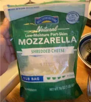 Natural Low-Moisture Part-Skim Mozzarella Shredded Cheese