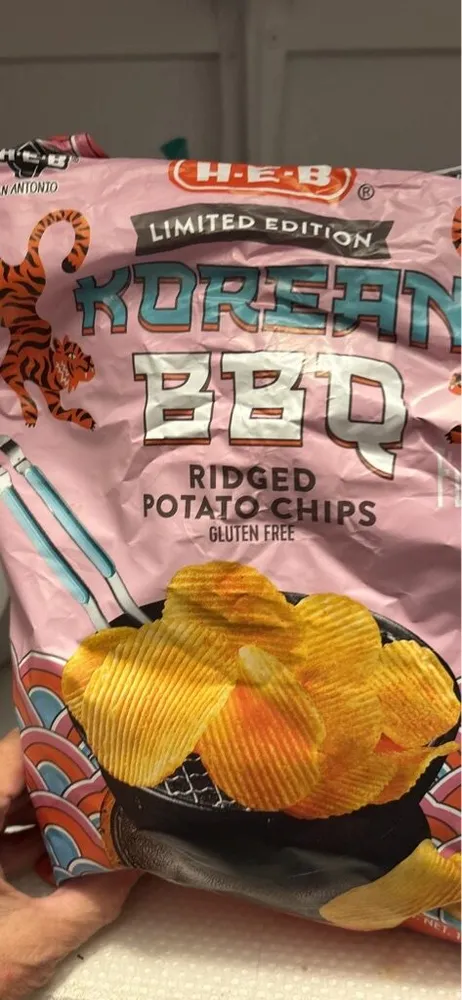 Korean BBQ Ridged Potato Chips