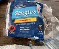 Singles American Pasteurized Prepared Cheese Product