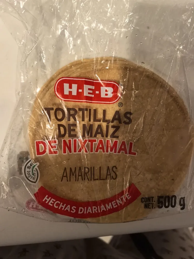 Tortilla De maíz Amarillo