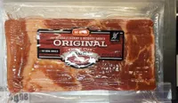 Naturally Hickory and Mesquite smoke original thick cut bacon