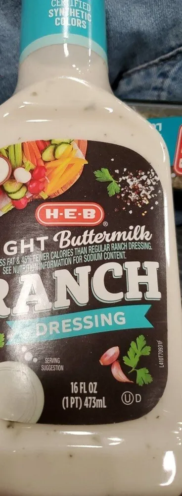 Light Buttermilk Ranch Dressing