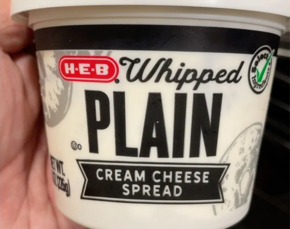 Whipped Plain Cream Cheese Spread