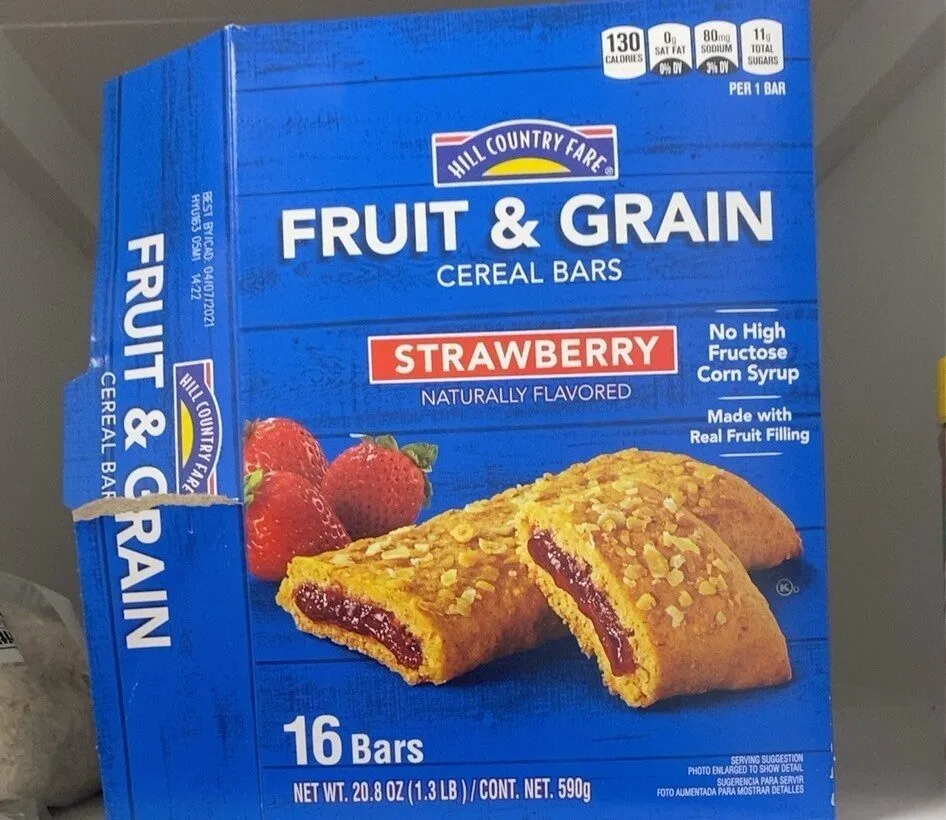 Fruit & grain cereal bars