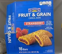 Fruit & grain cereal bars