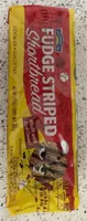 Fudge striped shortbreads