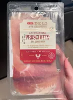 Sliced Traditional Prosciutto Dry Cured Ham
