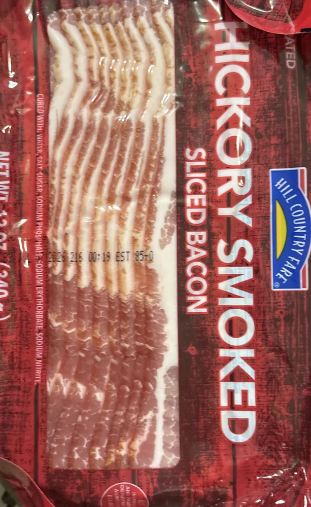 Hickory Smoked Sliced bacon