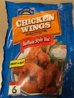 CHICKEN WINGS Buffalo Style Hot