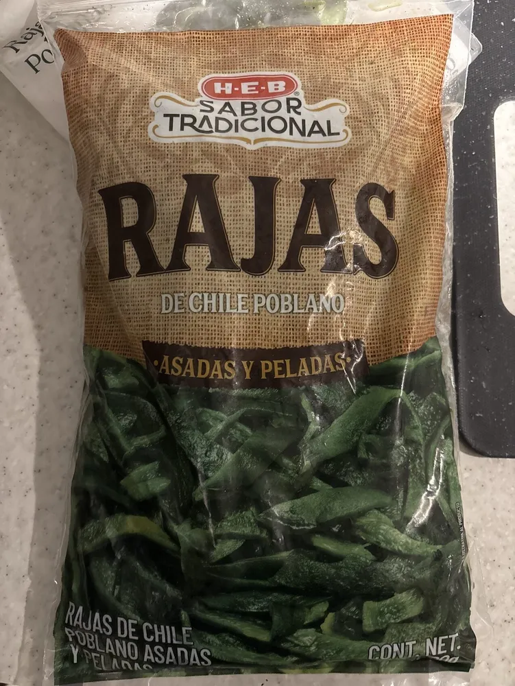 Rajas de Chile Poblano