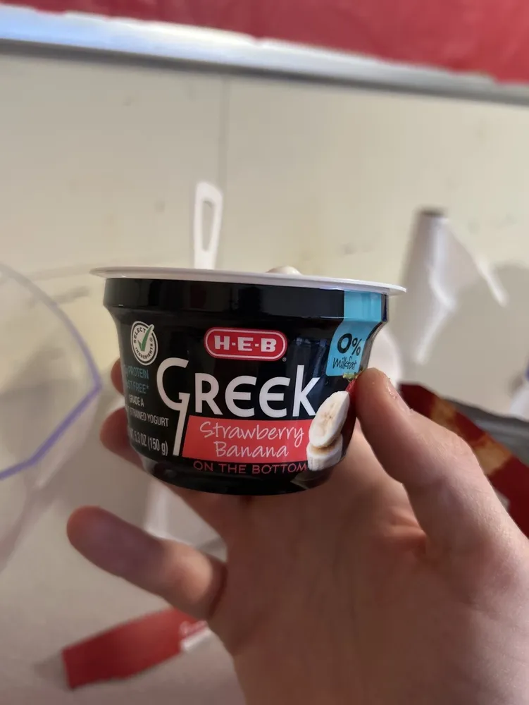 Greek Strawberry Banana Yogurt