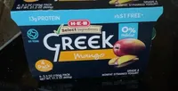 HEB Mango Greek Yogurt