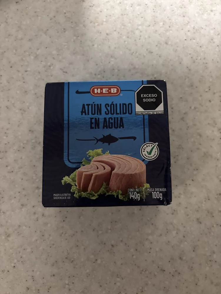 Atún Sólido en Agua