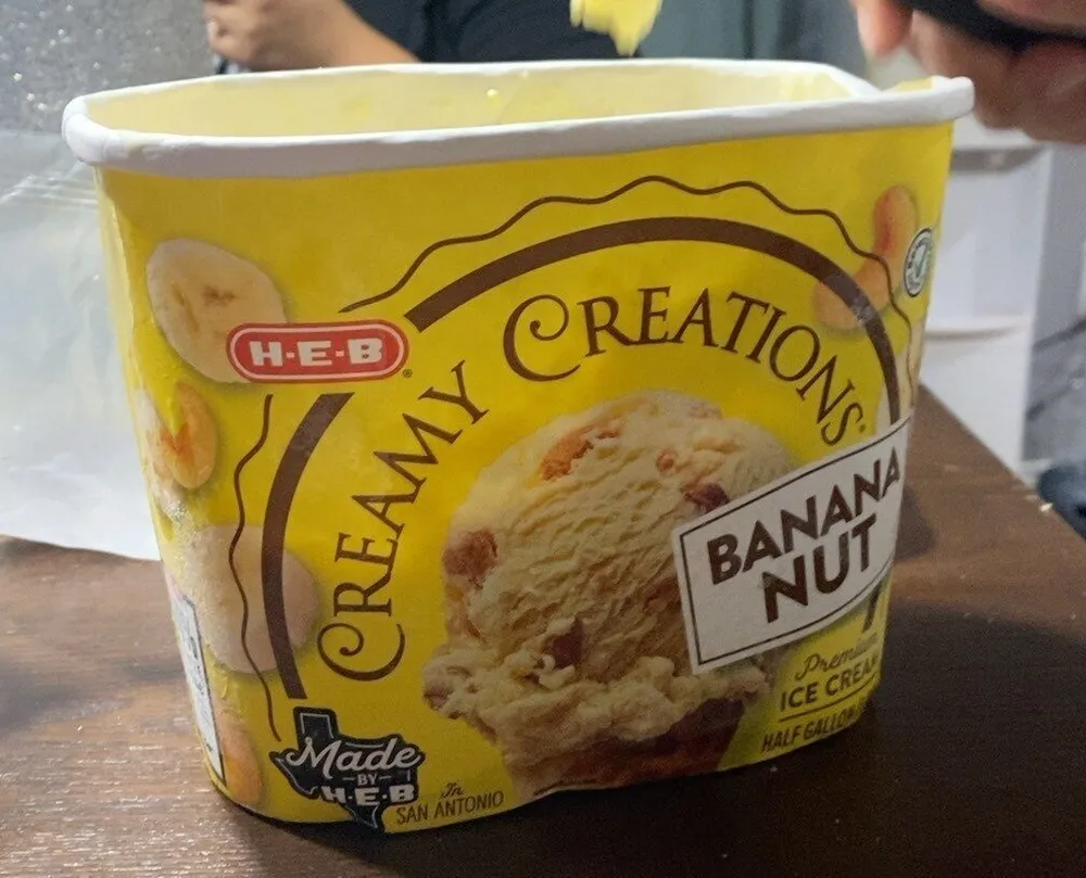 Banana Nut Premium Ice Cream