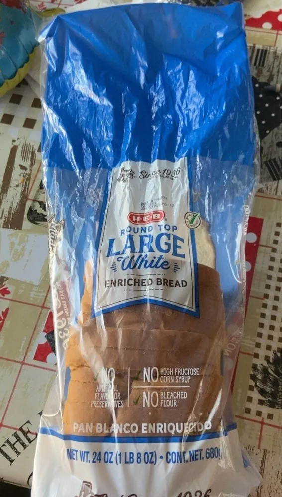 Round Top Large White Enriched Bread