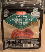 Premium Uncured Turkey Pepperoni Slices