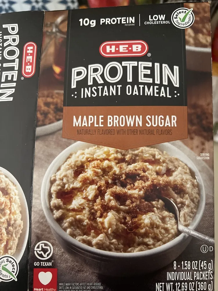 Protein Instant Oatmeal Maple Brown Sugar