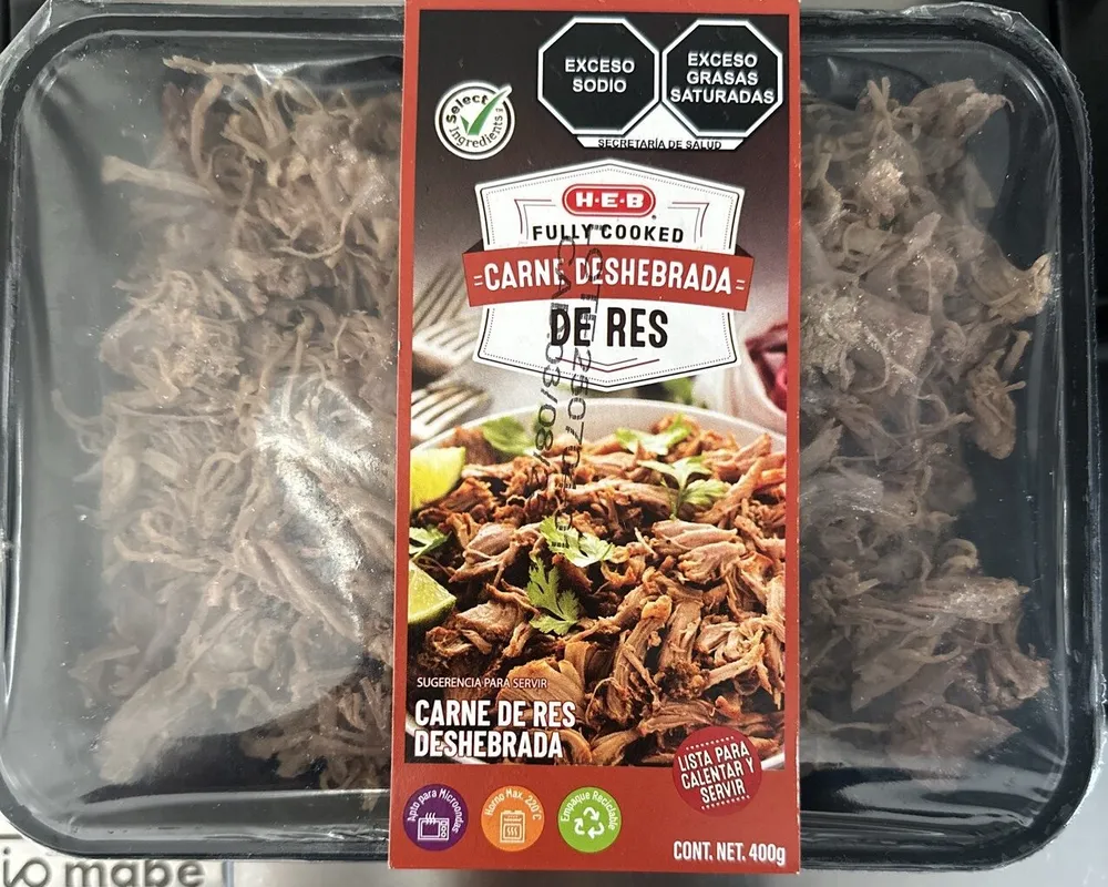 Fully Cooked Carne Deshebrada