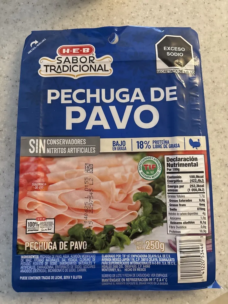 Jamón Pechuga de Pavo