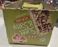 Sweet & Salty Almond Granola Bars