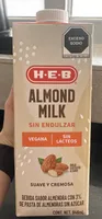 Almond Milk Sin Endulzar By Heb