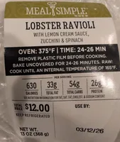 Lobster ravioli