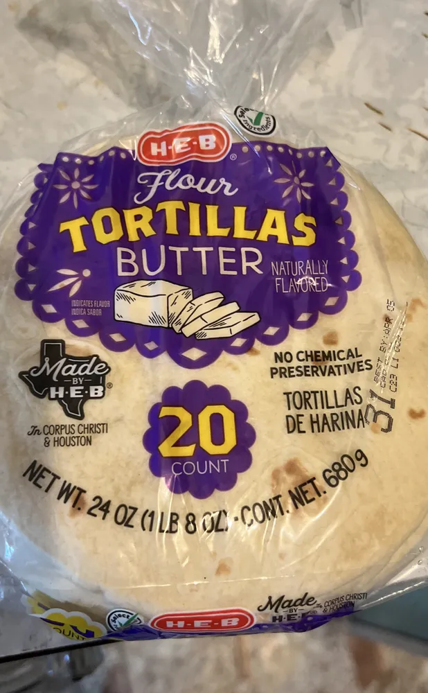 Flour butter tortillas
