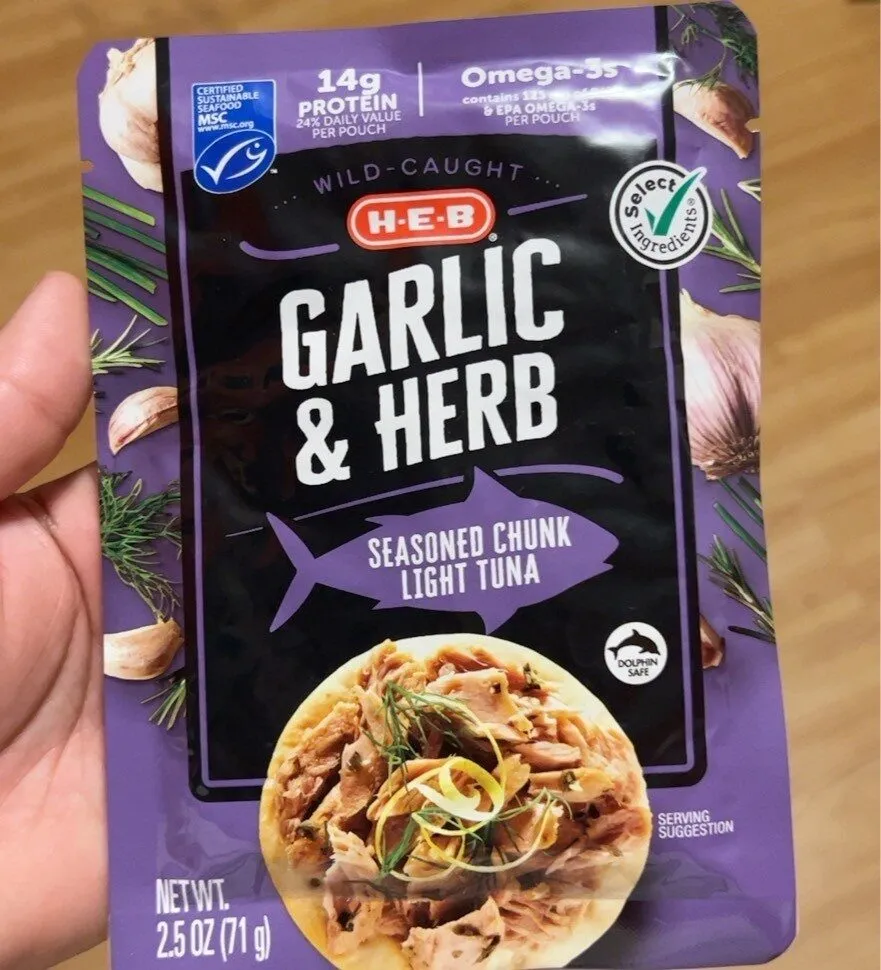 Garlic & Herb Seasoned Chunk Light Tuna