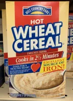 Hot wheat cereal