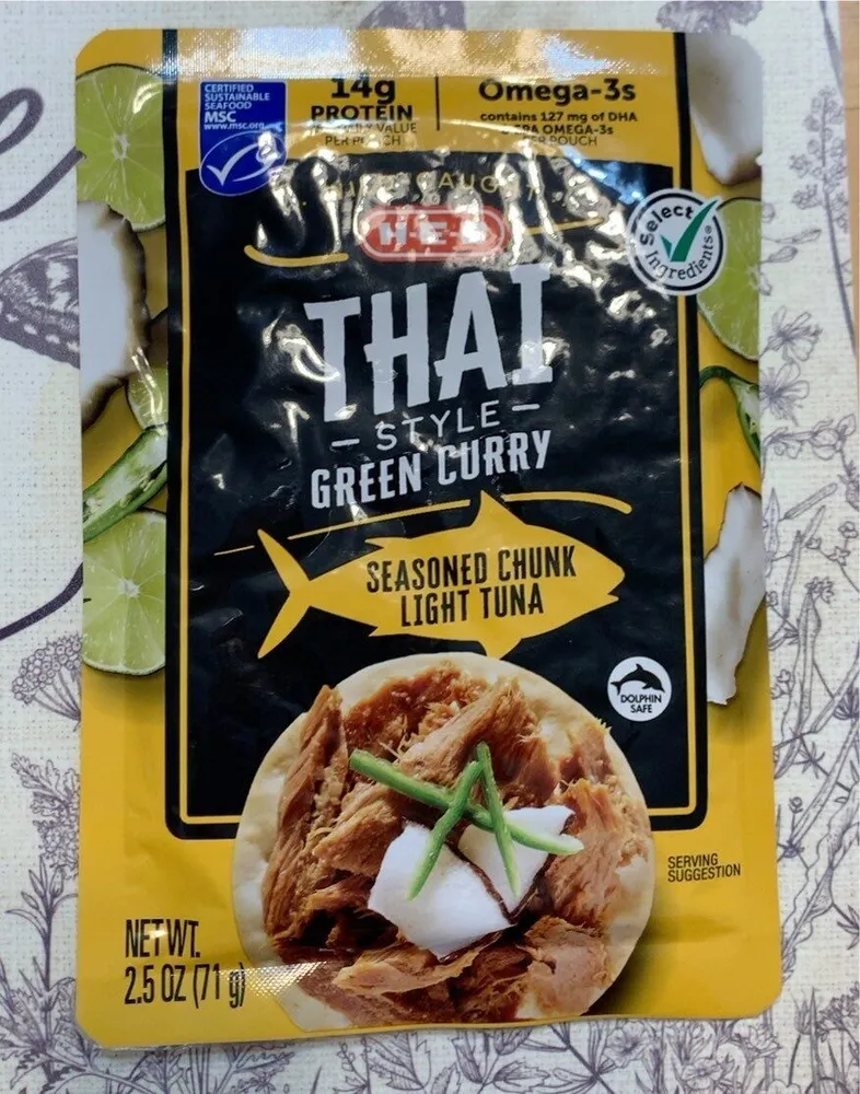 Thai Style Green Curry Seasoned Chunk Light Tuna