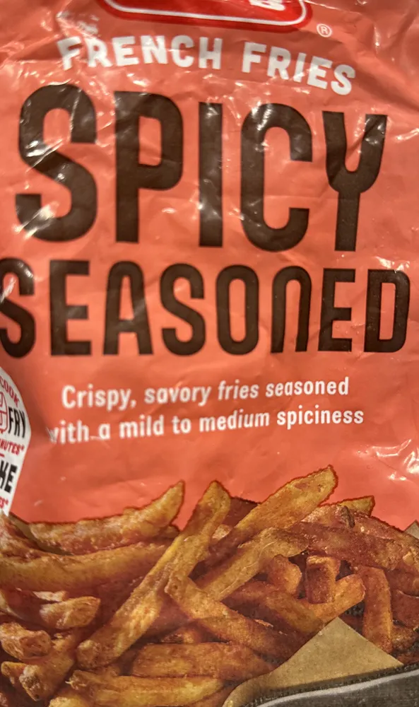 Frozen French Fries - Spicy Seasoned