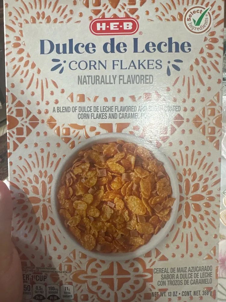 Heb dulce de leche corn flakes