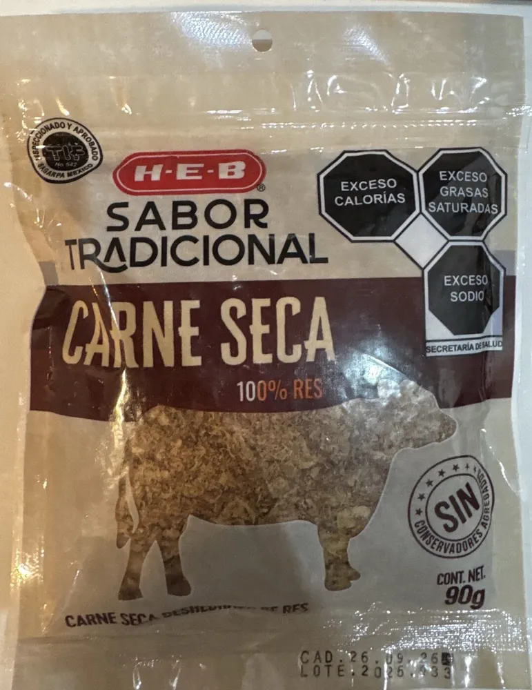 Carne Seca 100% Res Sabor Tradicional