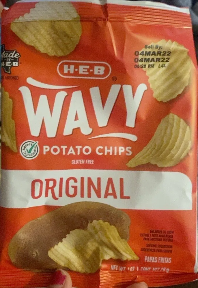 Wavy Potato Chips Original