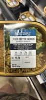 LEMON PEPPER SALMON WITH WILD RICE AND BROCCOLI