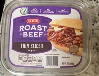 H-E-B Roast beef thin sliced