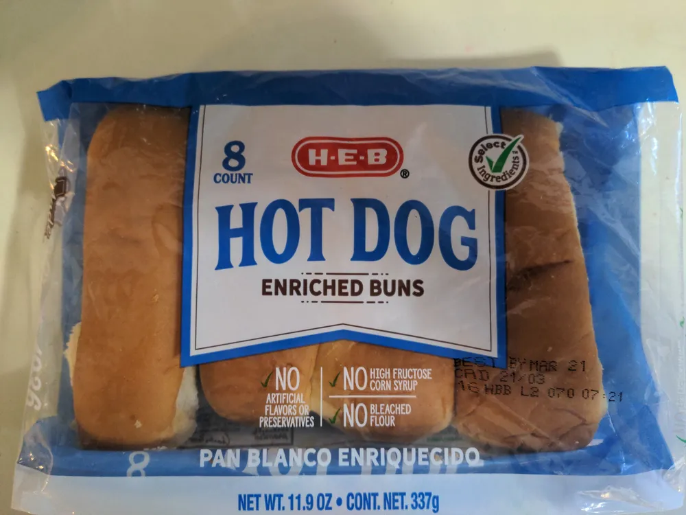 Hot Dog Enriched Buns