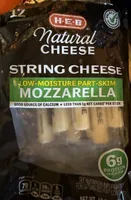 String Cheese Low-Moisture Part-Skim Mozzarella