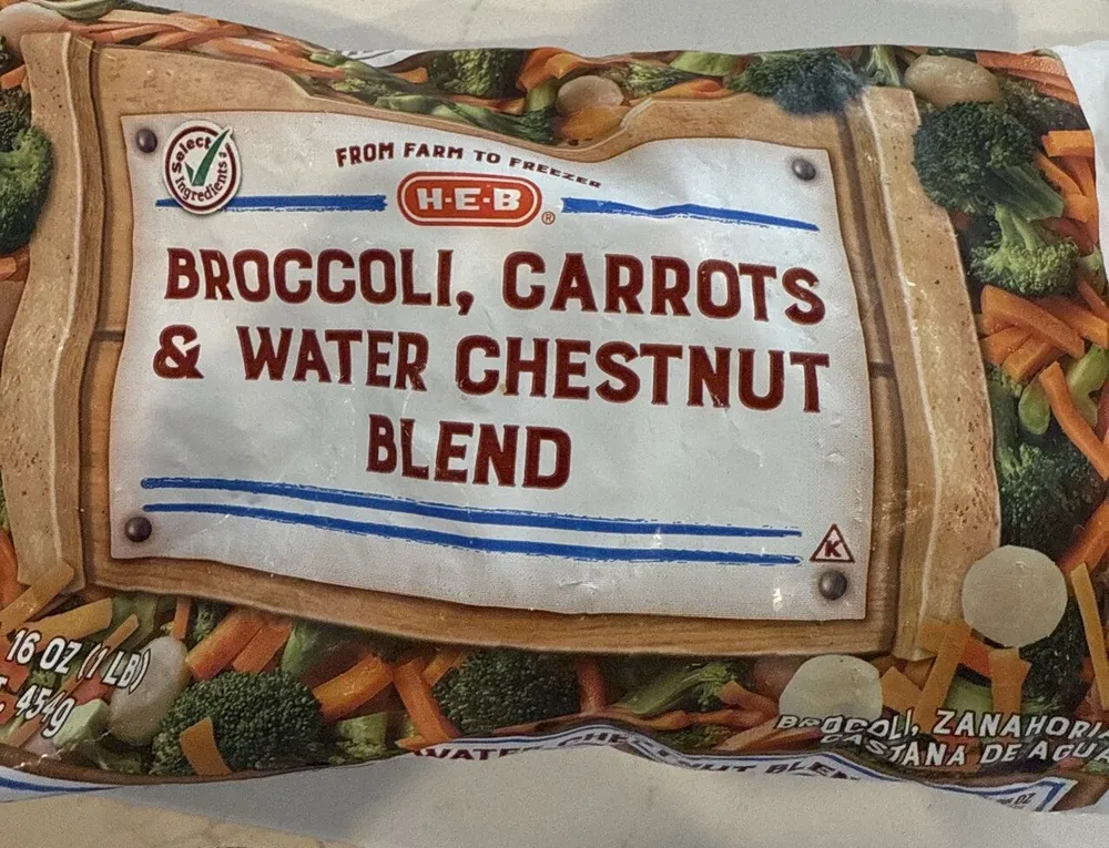 BROCCOLI, CARROTS & WATER CHESTNUT BLEND