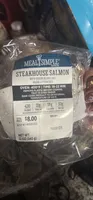 STEAKHOUSE SALMON WITH GREEN BEANS AND MARBLE POTATOES
