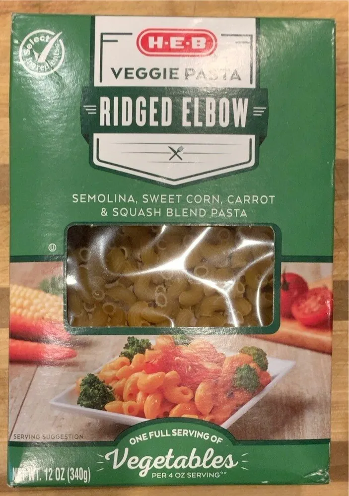 Veggie Pasta Ridged Elbow