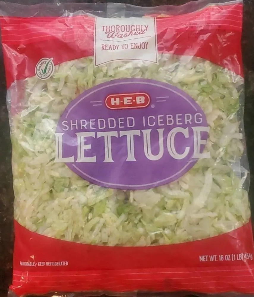 Shredded Iceberg Lettuce