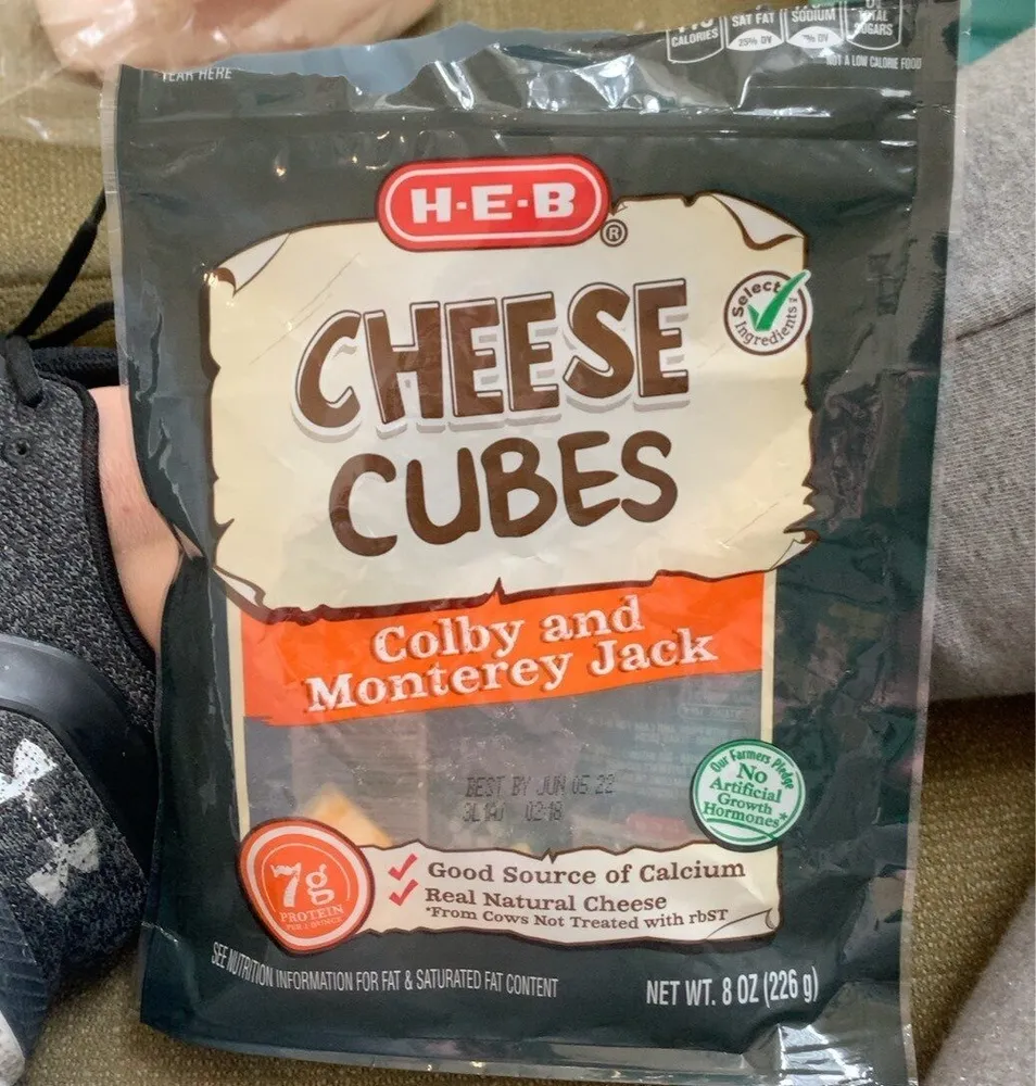 Cheese Cubes Colby and Monterey Jack