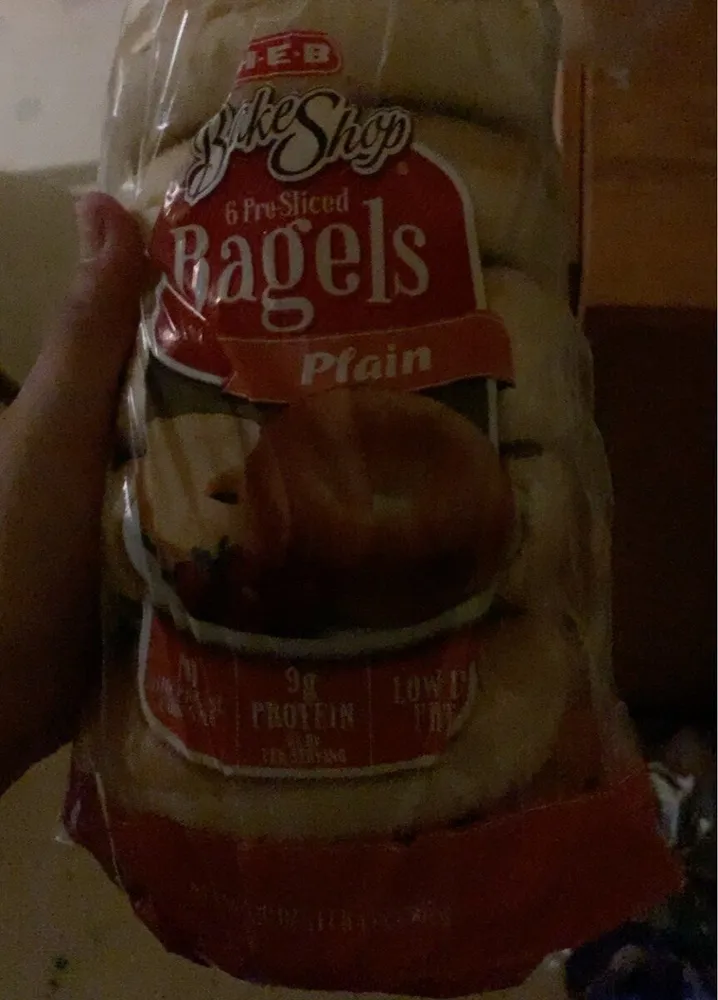 Baked shop bagels