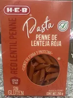 Penne De Lenteja Roja