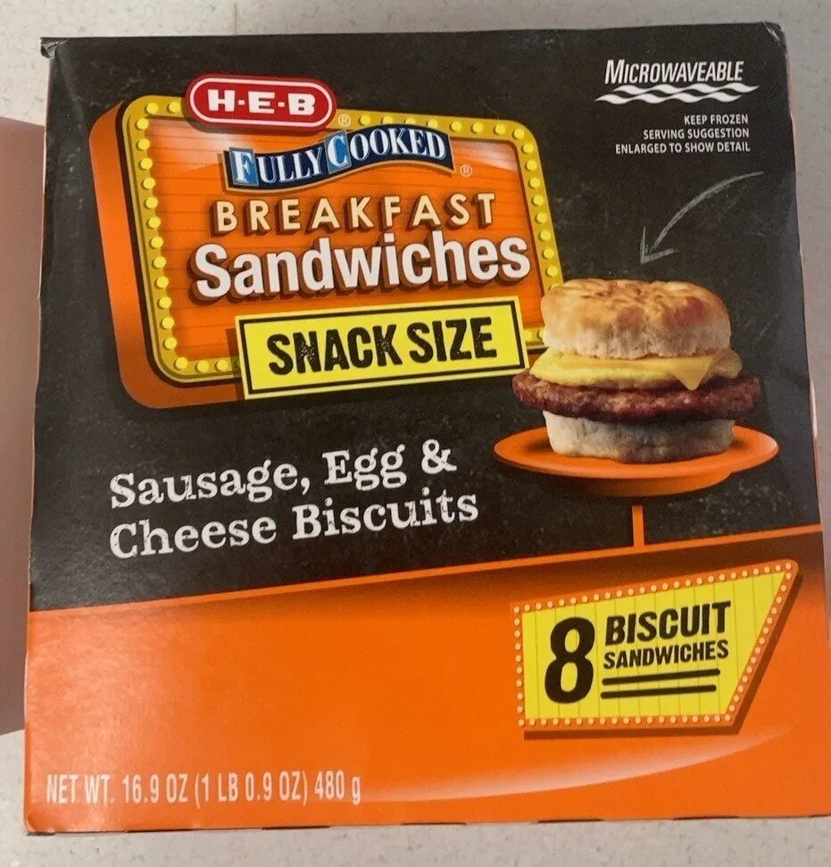 Fully Cooked Breakfast Sandwiches