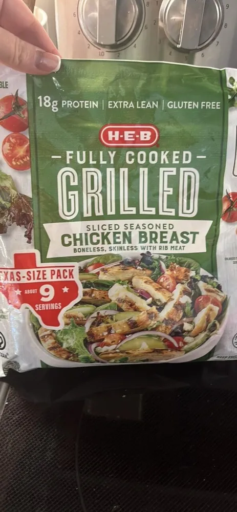 Sliced Seasoned Chicken Breast