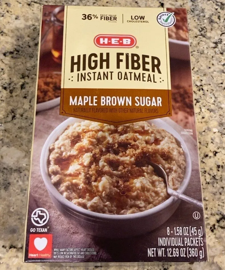 High Fiber Instant Oatmeal