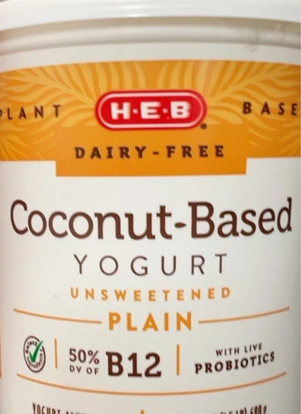 Heb coconut based yogurt